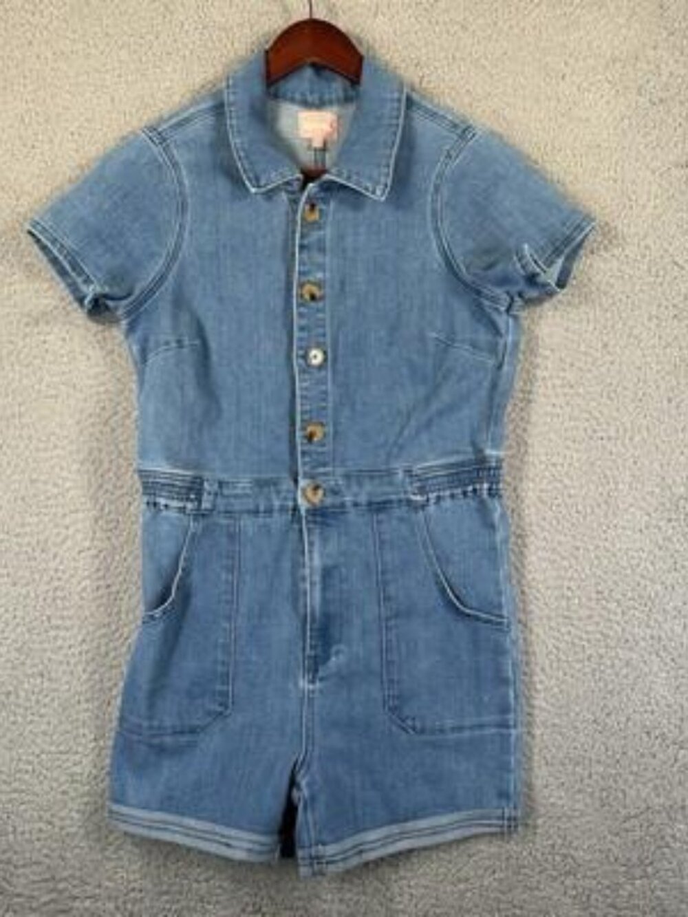 Show Me Your Mumu Denim Romper — Size L 👖